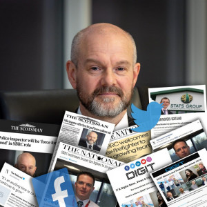 A sweeping collage of the media coverage and social media highlights following the appointments of two senior leaders, from Police Scotland and SFRS by the SBRC, Gary Wood and Gary Ritchie