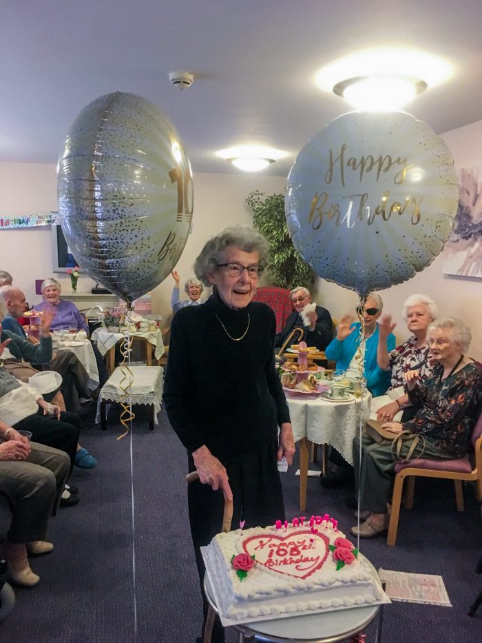 105 year old Georgina celebrated her incredible birthday. Charity PR