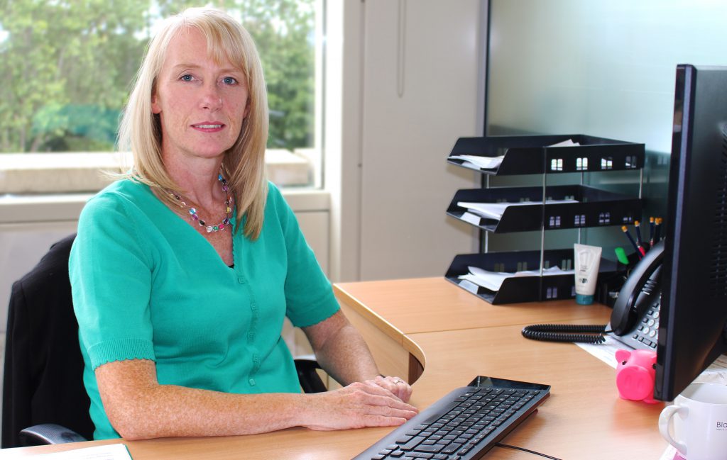 Housing PR photograph of Angela Currie, CEO of Hanover Housing