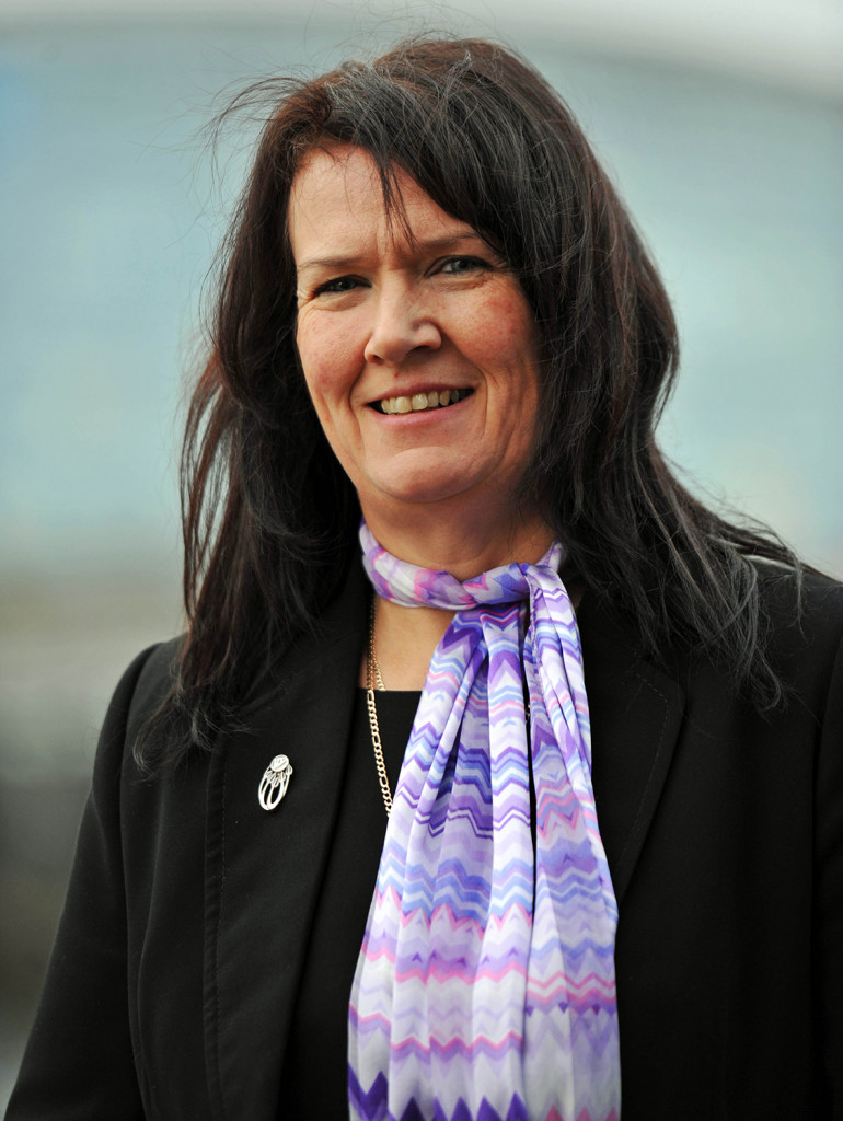 PR photography of Tayside Assistant Chief Constable Angela Wilson at the launch of the Think Jessica campaign