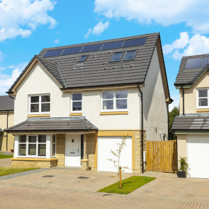 Property PR photography Exterior shot of Ostlers Way, Dundas Estates.