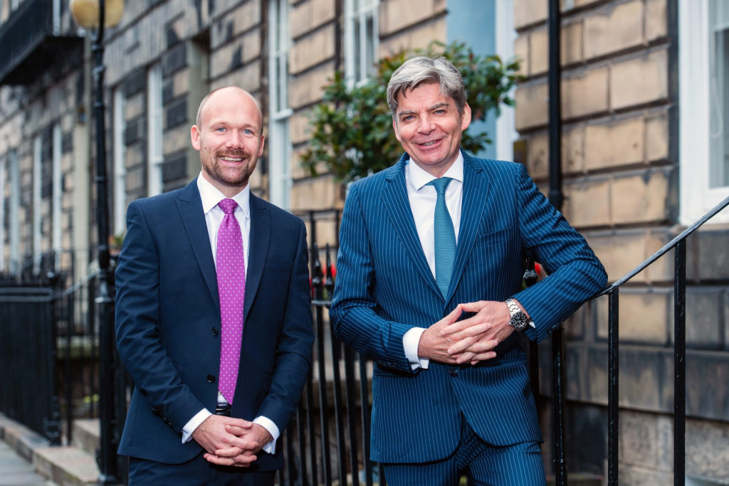 PR phtography captures appointment of Steve Rowntree at Johnston Financial in Edinburgh, Scotland