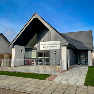 Property PR photography Uphall Station Community Hub, Dundas Estates
