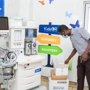 Health PR photography, Scottish charity Kids OR installs 50 operating rooms in just three years