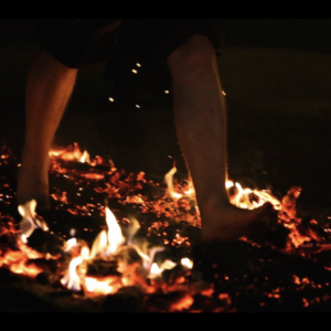 Scottish PR Agency shows charity run fire walk fundraiser